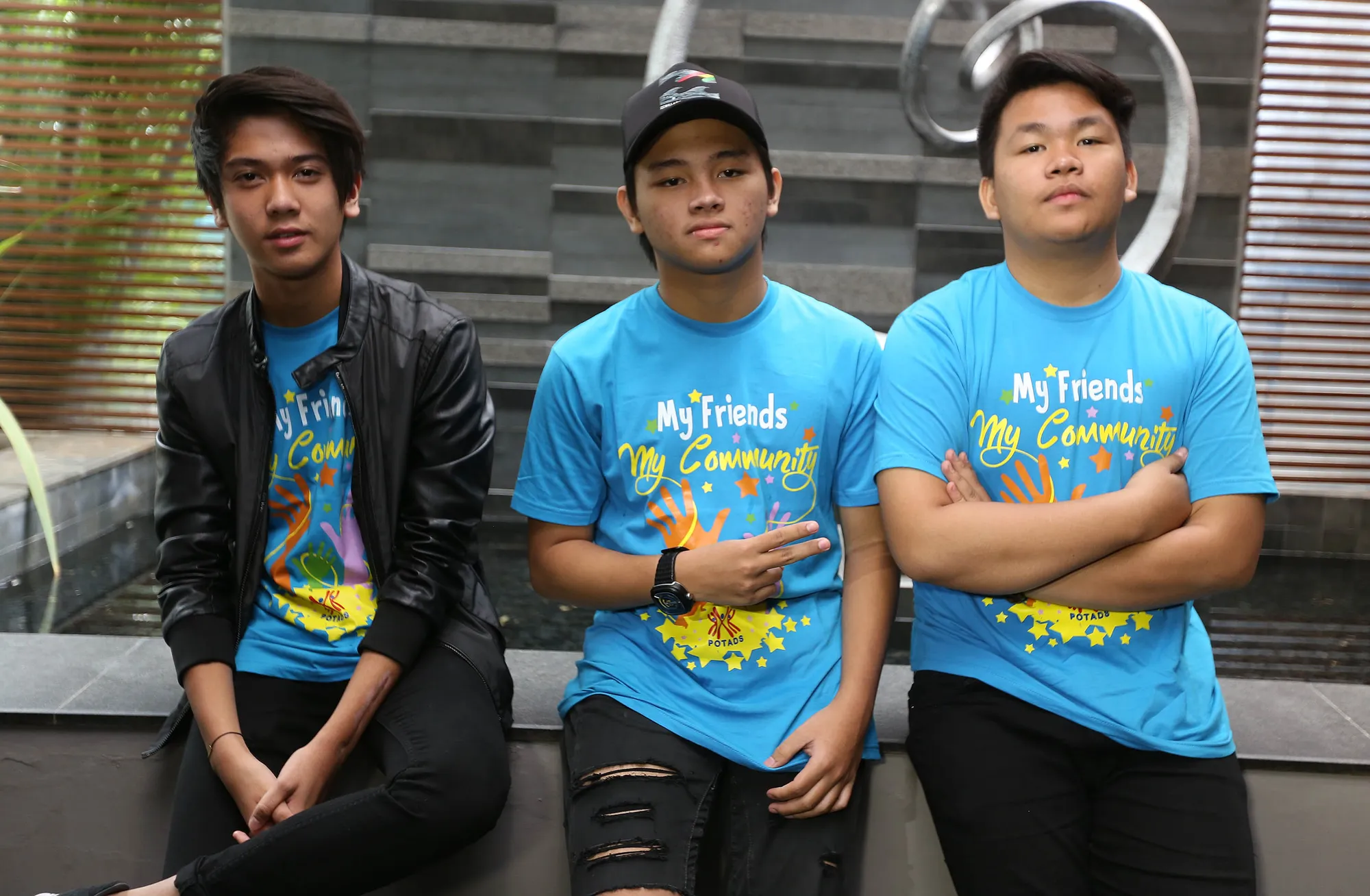 CJR dapat kesempatan untuk menghibur penderita down syndrome © KapanLagi.com®/Budy Santoso