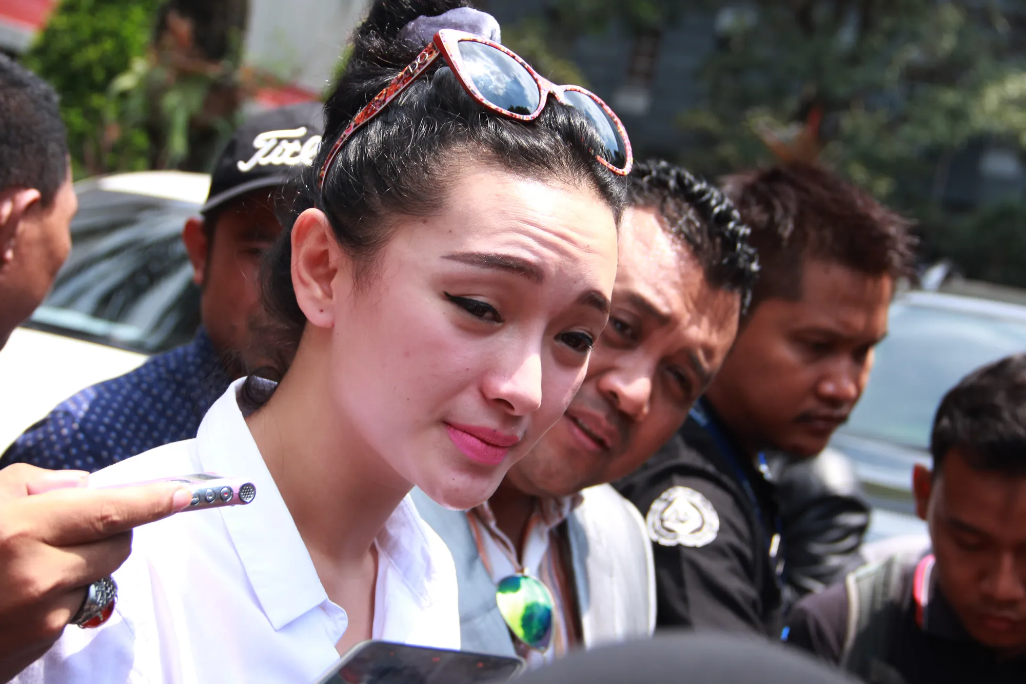 Zaskia Gotik mencoba ikhlas menghadapi kasusnya © KapanLagi.com®/Muhammad Akrom Sukarya