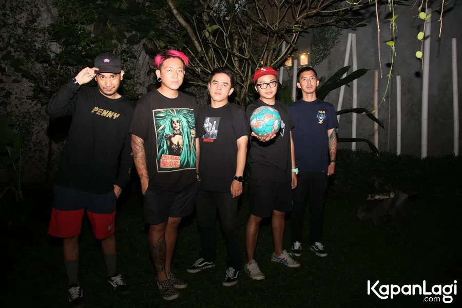 Pee Wee Gaskins saat mampir ke markas KapanLagi.com® di Malang © KapanLagi.com®/Adhib Mujaddid