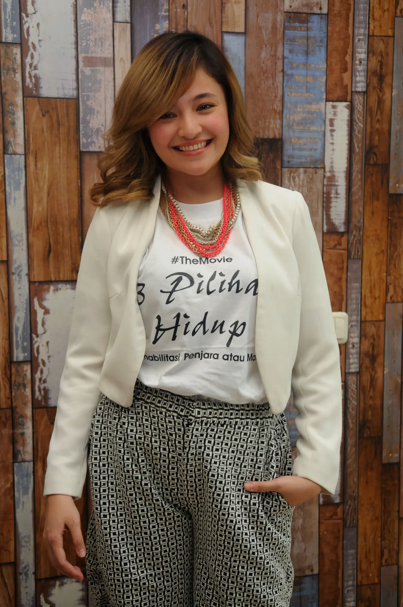 Marshanda berperan jadi pemakai narkoba di film 3 Pilihan Hidup © KapanLagi.com®/Bayu Herdianto