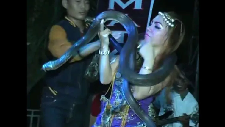 Irma Bule tak minta izin saat pinjam ular kobra buat show © Youtube.com