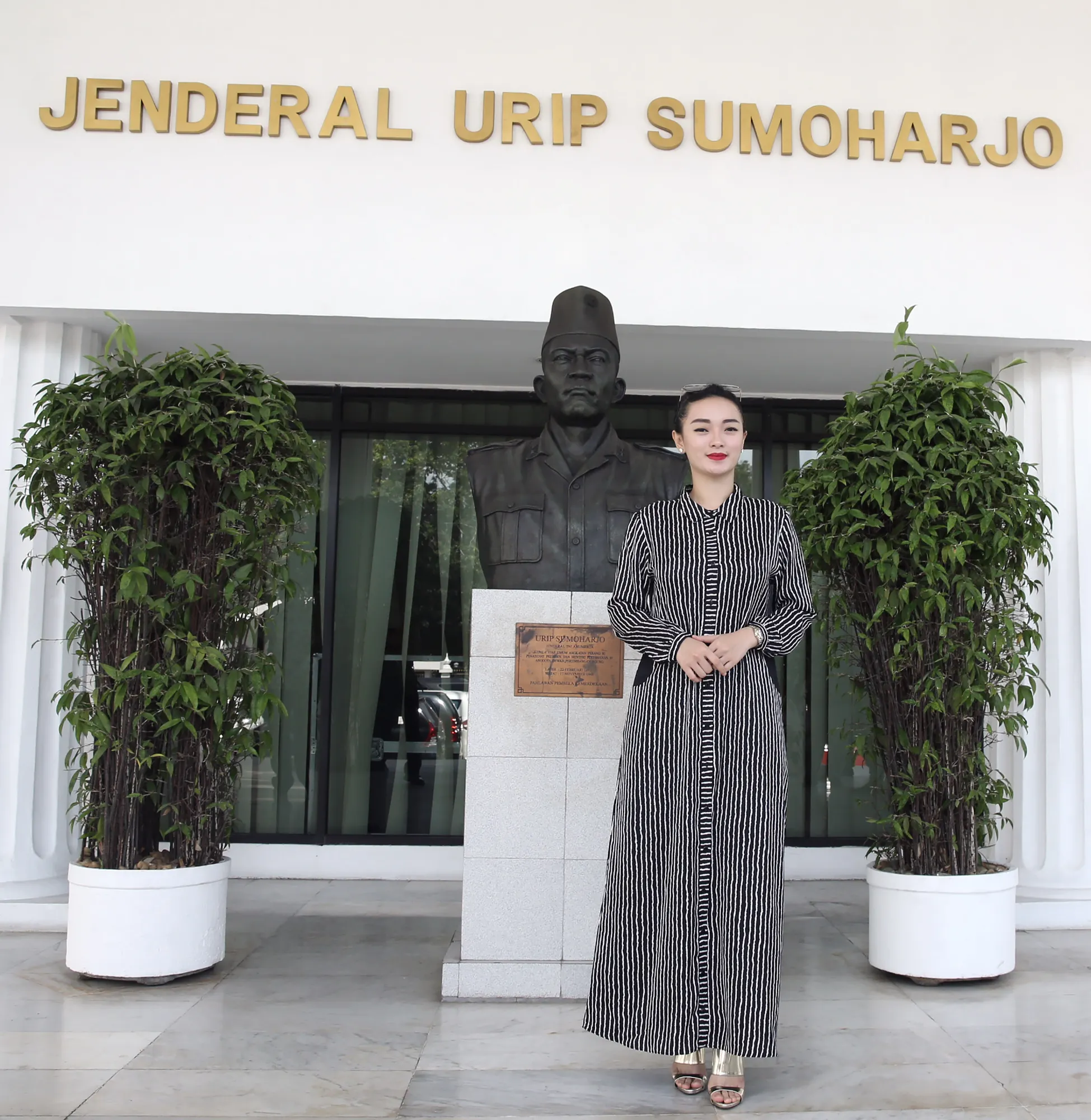 Zaskia Gotik ingin terus belajar tentang Pancasila © KapanLagi.com®/Muhammad Akrom Sukarya