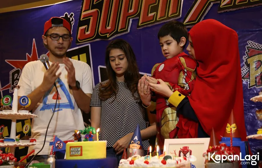 Kebersamaan Arsen dengan Risty, Rifky dan juga Biby © KapanLagi.com®/Agus Apriyanto