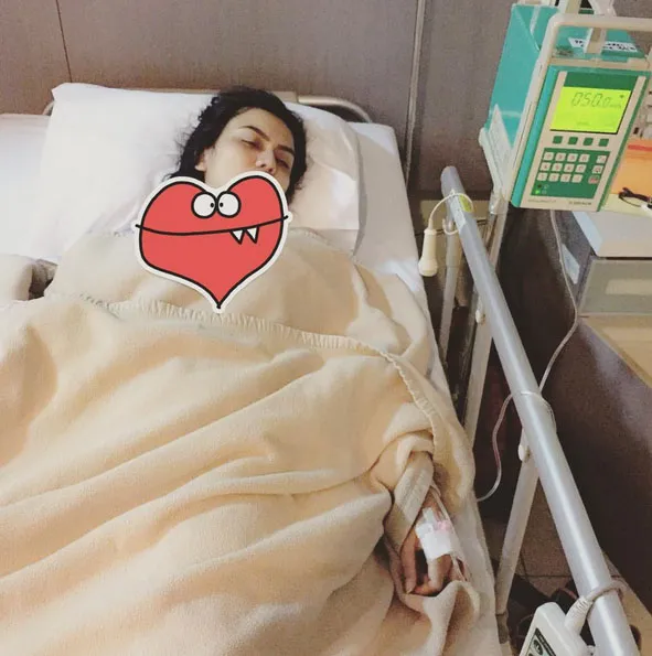 Anggita Sari sempat masuk rumah sakit karena kejang-kejang akibat zat psikotropika yang ia konsumsi © instagram.com