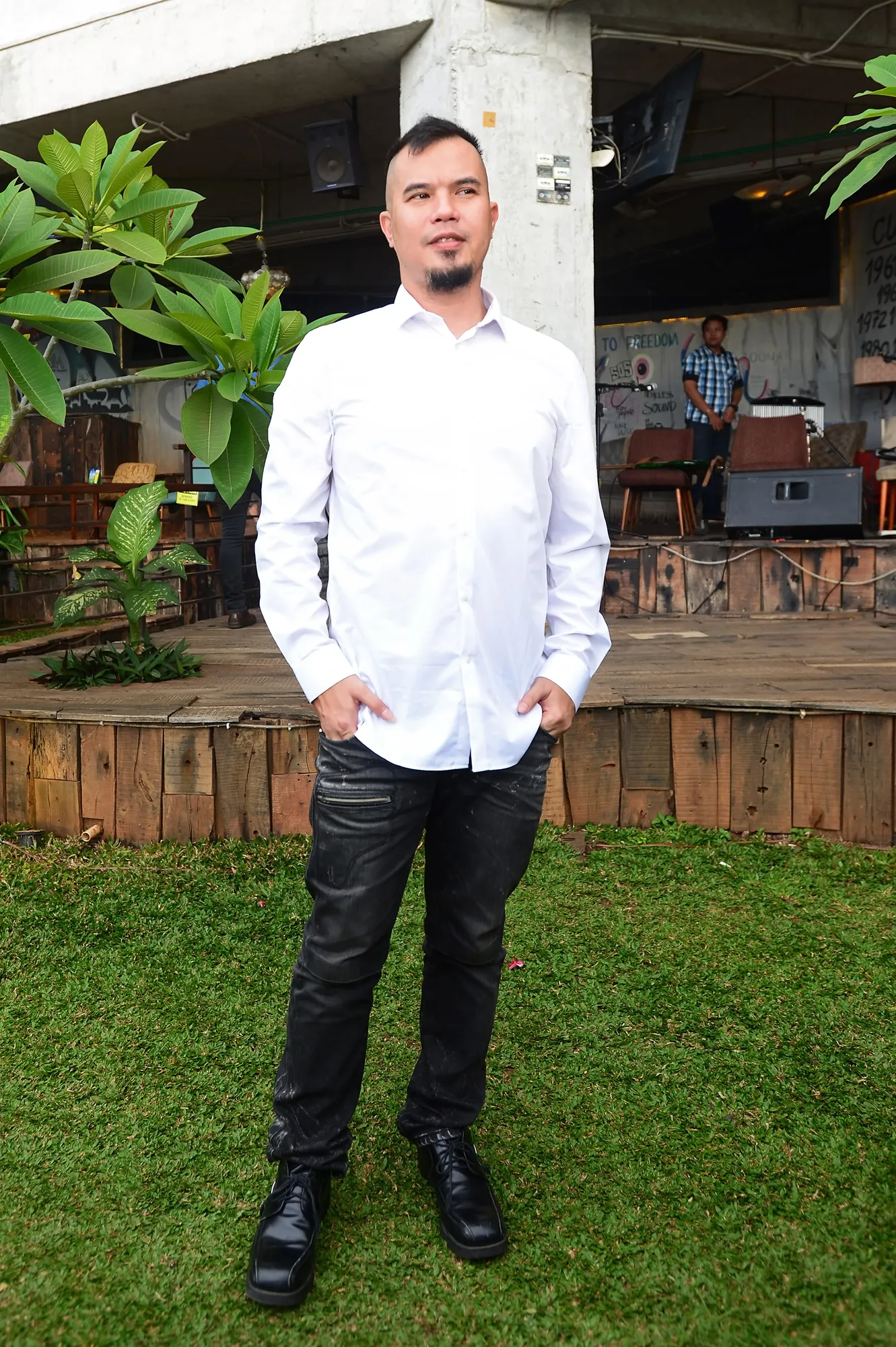 Ahmad Dhani anggap foto ciuman Al sebagai hal biasa © KapanLagi.com®/Bambang E Ros