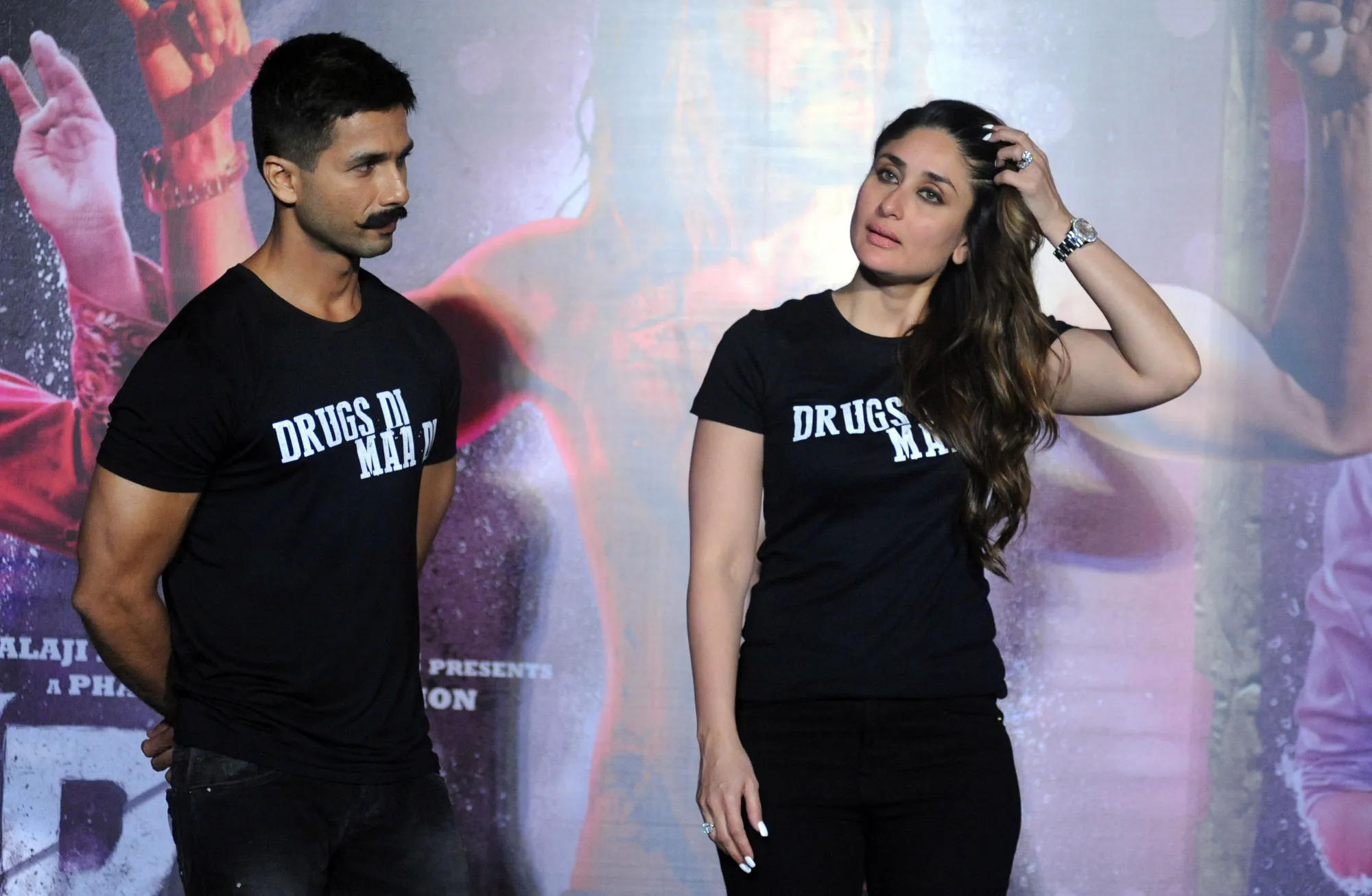 Kareena sakit kala press conference 'UDTA PUNJAB' ©AFP