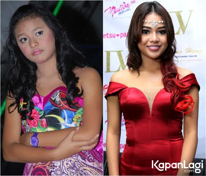 Aurel Hermansyah 2011 & 2015. / ©KapanLagi.com®