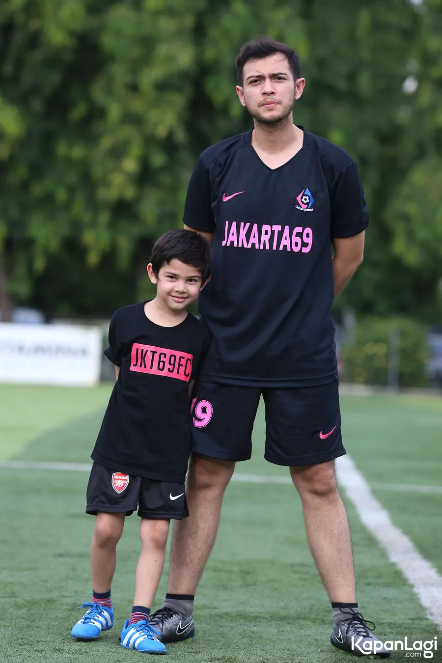 Rifky dan Arsen, ayah - anak yang kompak © KapanLagi.com®/Budy Santoso