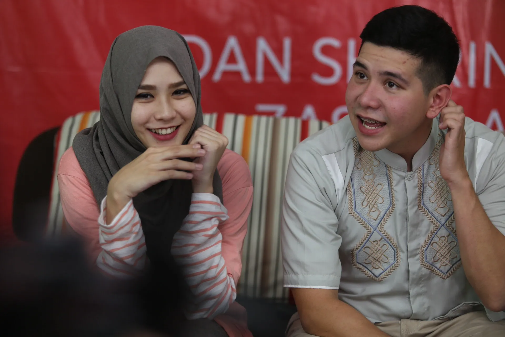 Zaskia Mecca akui kalau Haykal Kamil sangat penyabar © KapanLagi.com®/Budy Santoso