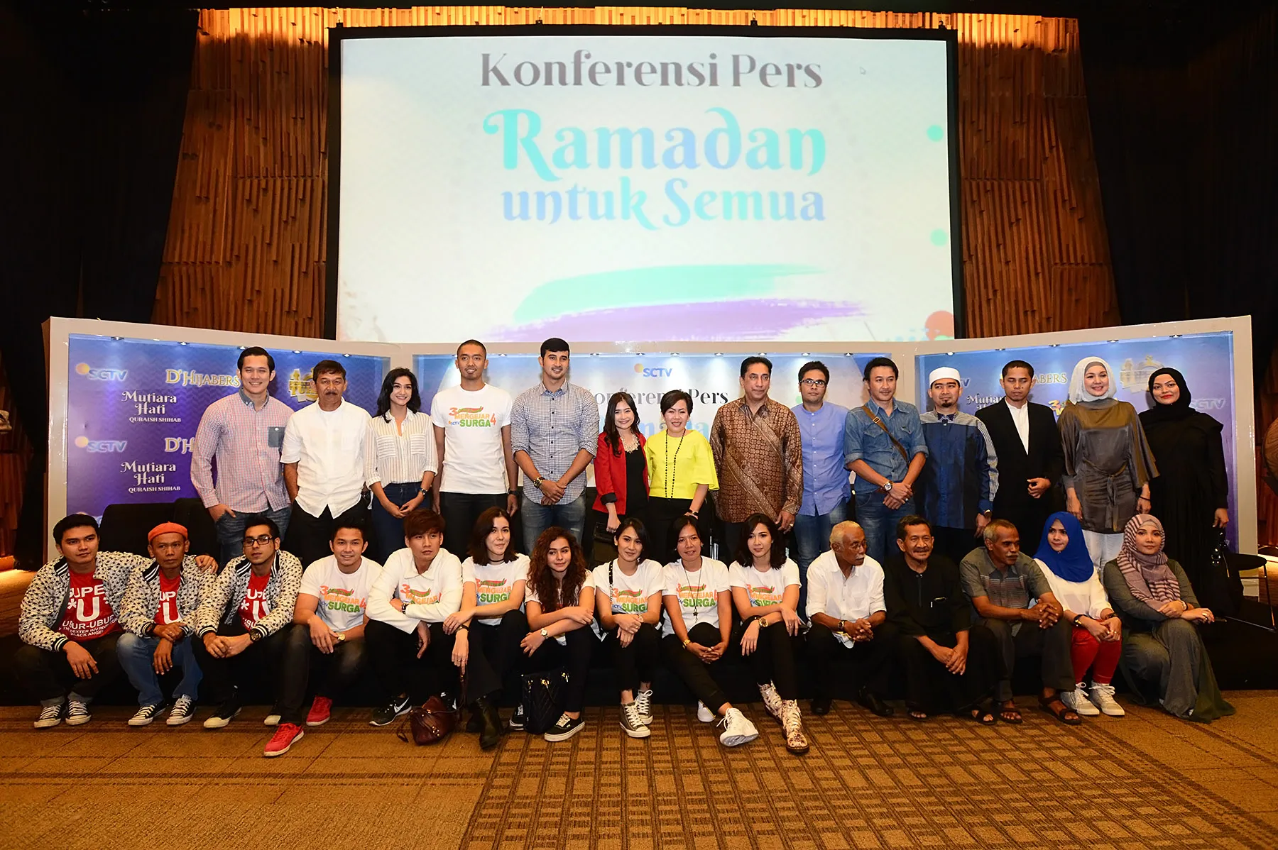 Segenap pemeran sinetron SCTV © KapanLagi.com®/Bambang E Ros