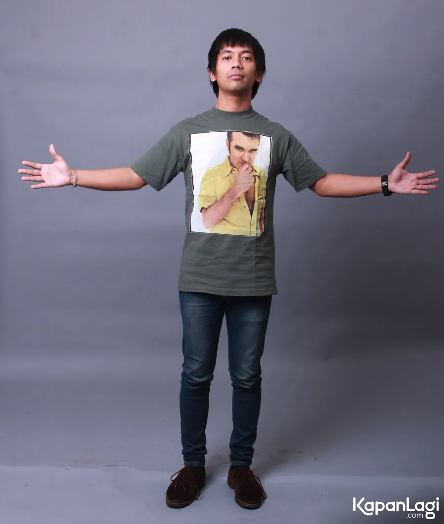 Ryan d Masiv nyanyi bareng Raef Haggag, penyanyi asal Amerika Serikat © Kapanlagi.com®/Muhammad Akrom Sukarya