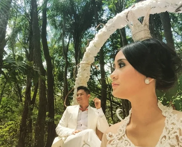 Fokus sempat teralihkan, Puadin Redi harus mengulang ijab kobul © instagram.com/puadinredi/yancemakeup