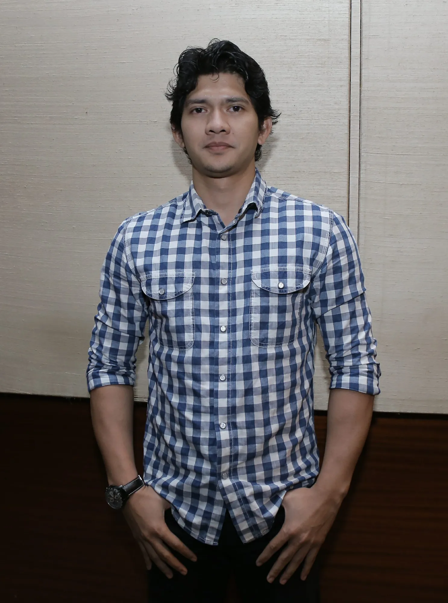 Iko Uwais selalu dapat dukungan dari keluarga © KapanLagi.com®/Agus Apriyanto