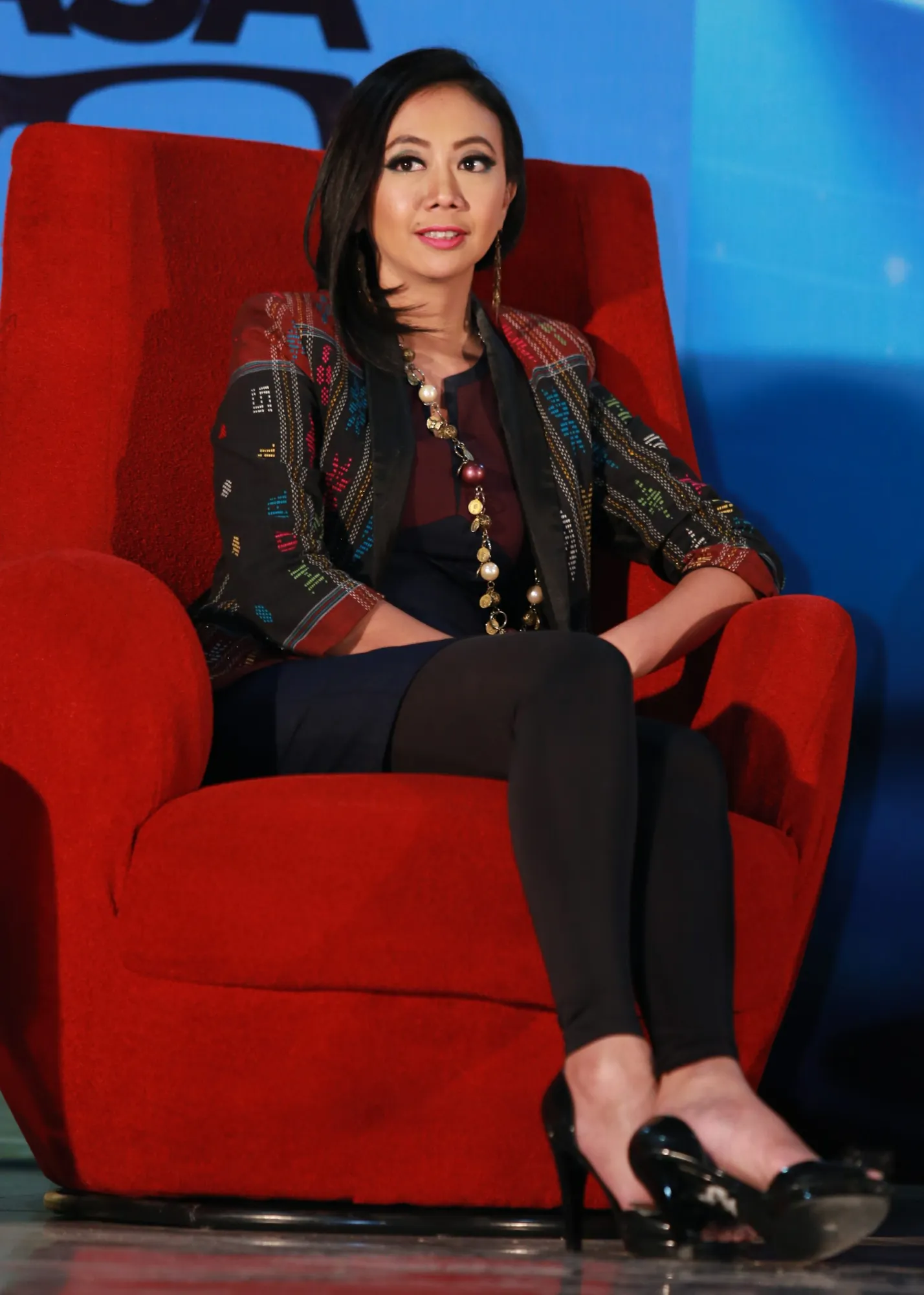 Asri Welas tak mau kurangi aktivitasnya meski tengah hamil anak kedua © KapanLagi.com®/Agus Apriyanto