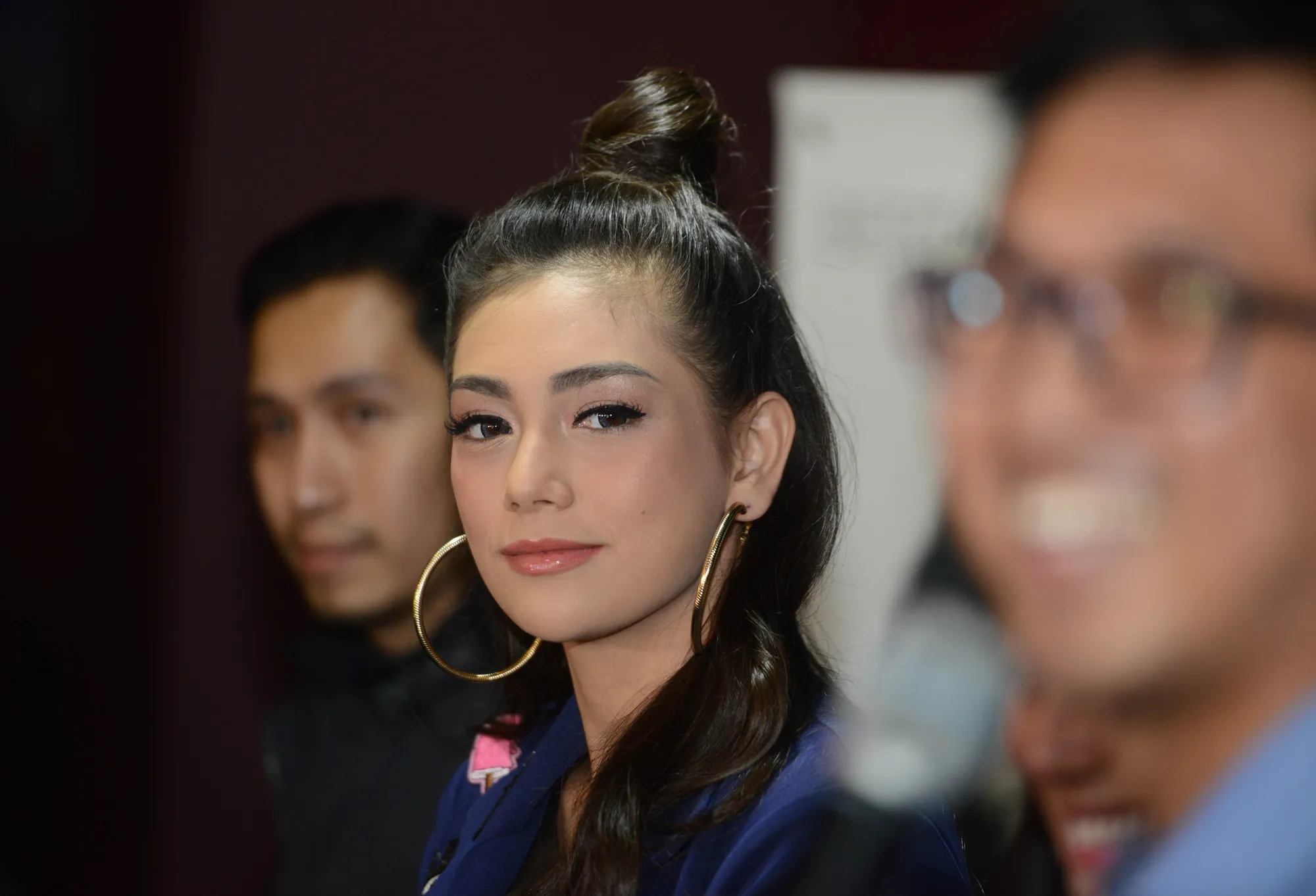 Lewat pimpinan produksi sinetron, Celine Evangelista dan Stefan William pun saling bertemu © KapanLagi.com/Muhammad Akrom Sukarya