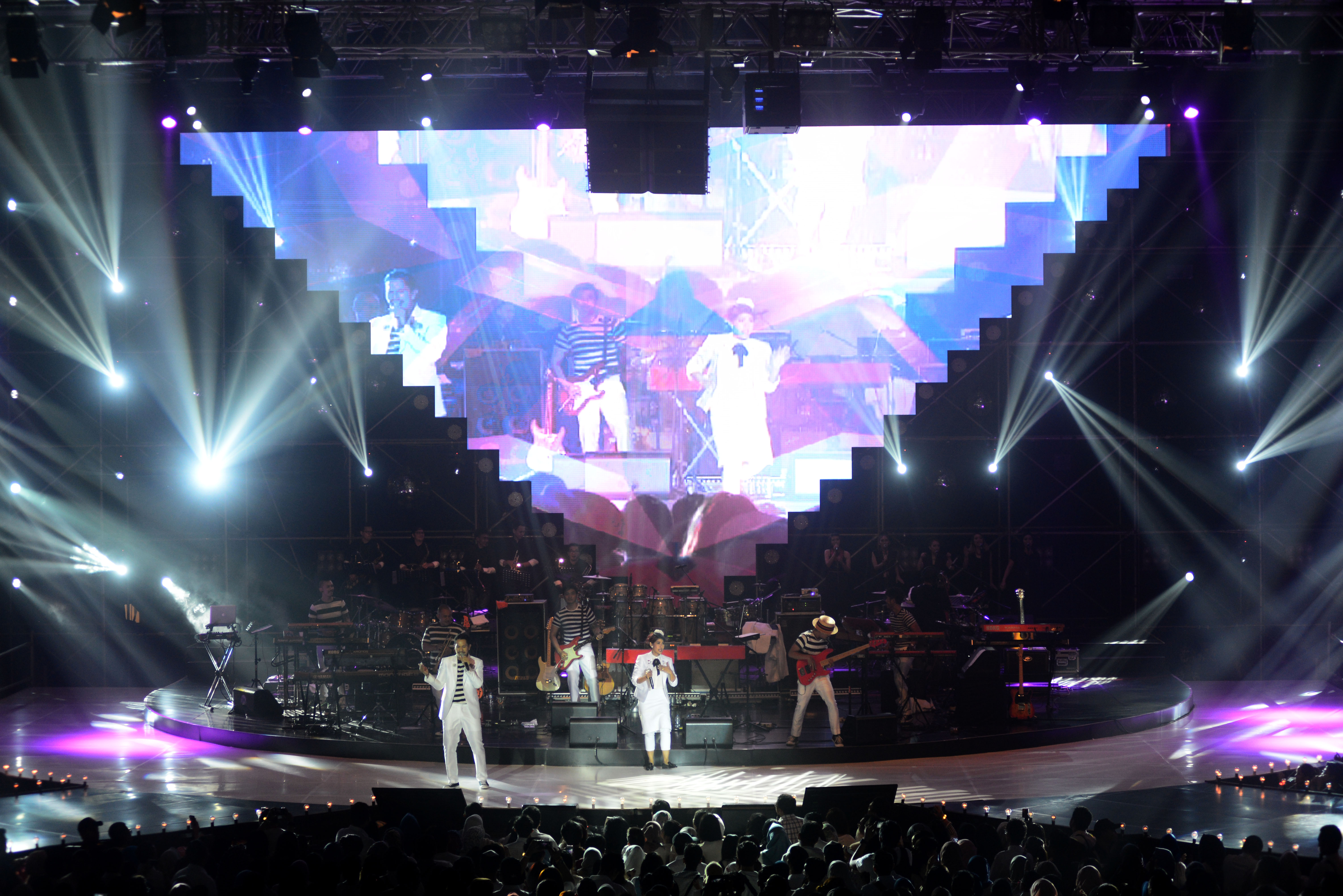 Jadi fans The Groove sejak lama, Maliq and D Essentials bersyukur dengan adanya konser D'Essentials of Groove © KapanLagi.com/Bayu Herdianto