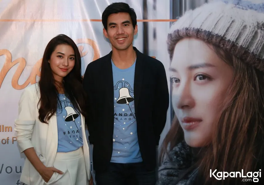 Chantavit Dhanasevi dan Mew Nittha bintang film Thailand ONE DAY. ©KapanLagi.com/Agus Apriyanto