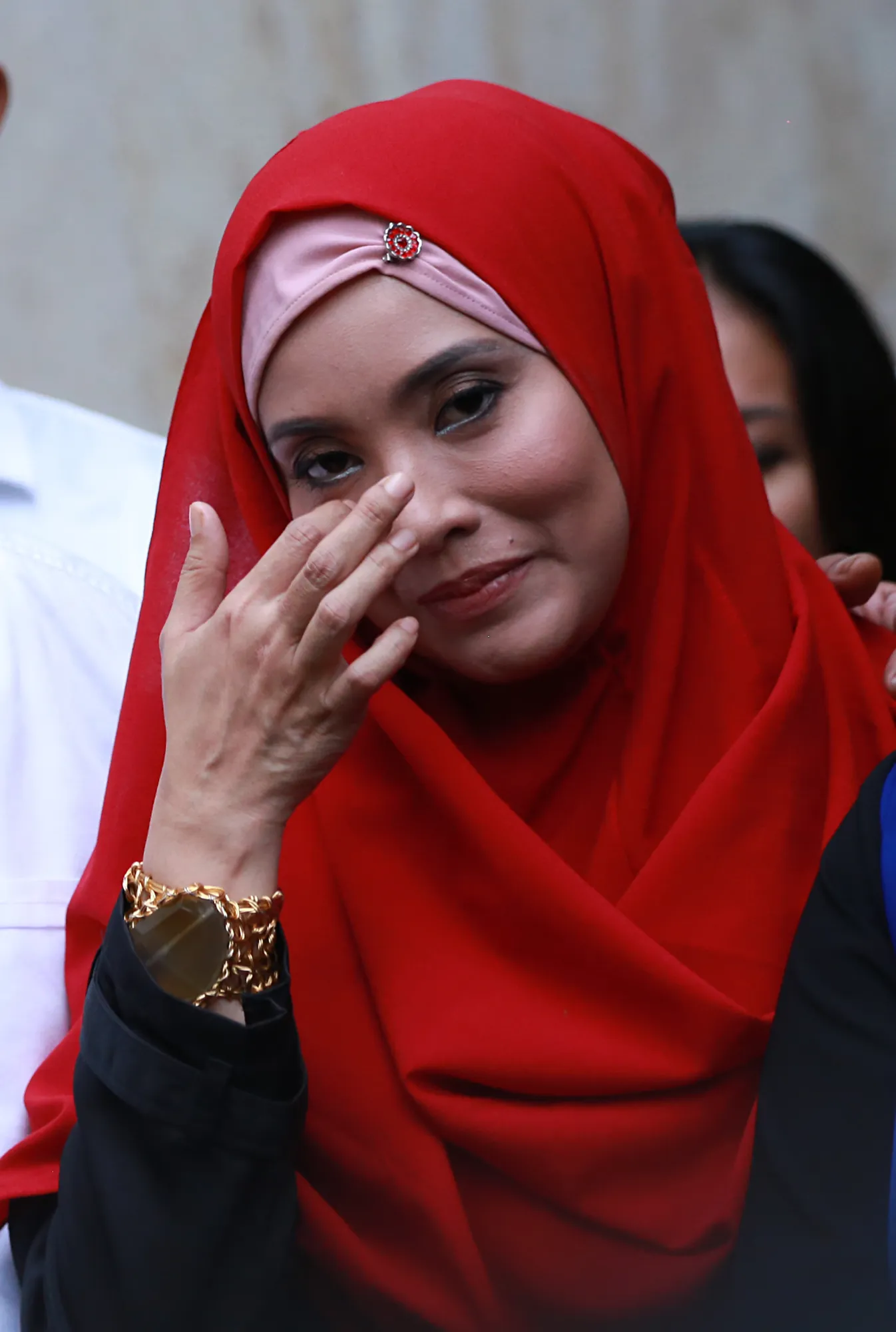Elma Theana menjadi saksi di kasus Gatot Brajamusti © KapanLagi.com®/Agus Apriyanto