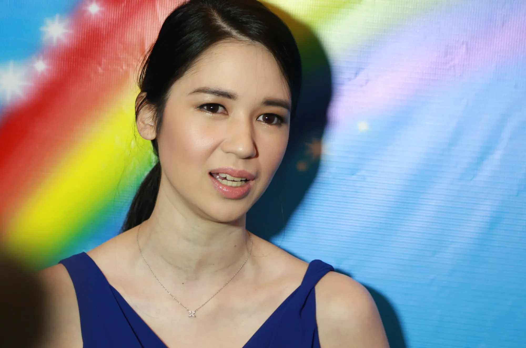 Lama tak muncul di depan kamera, Laura Basuki sibuk mendukung campaign untuk balita yatim Indonesia © KapanLagi.com/Agus Apriyanto