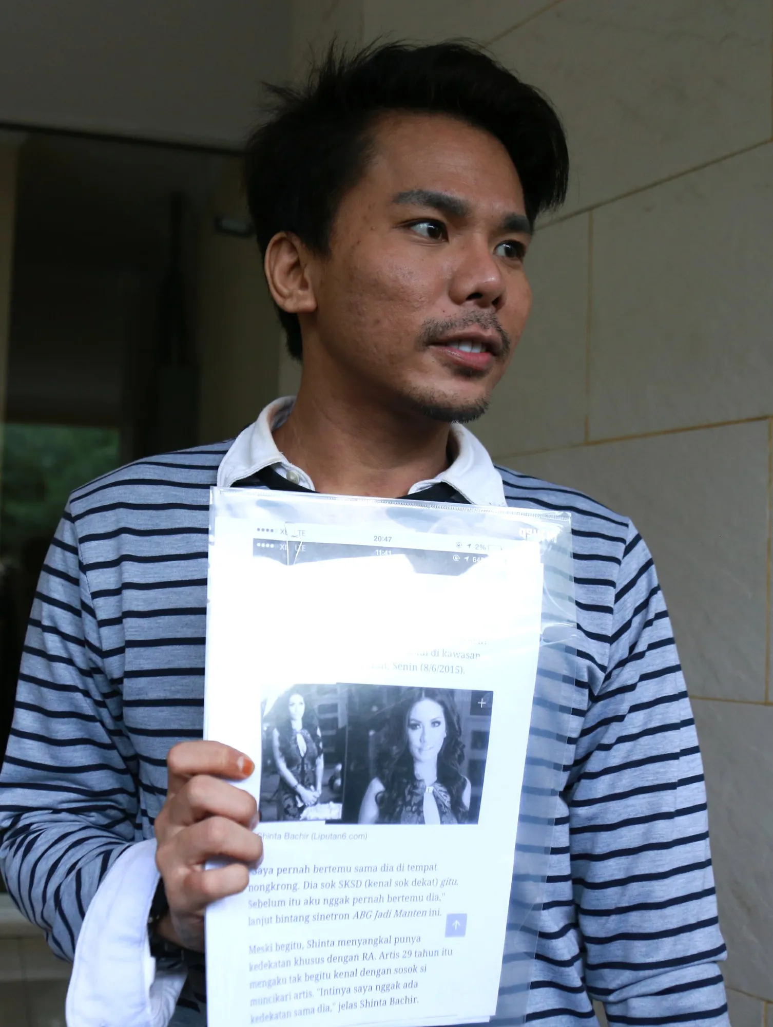 Robby Abbas tak keberatan kalau masalah ini diselesaikan secara hukum © KapanLagi.com®/Agus Apriyanto