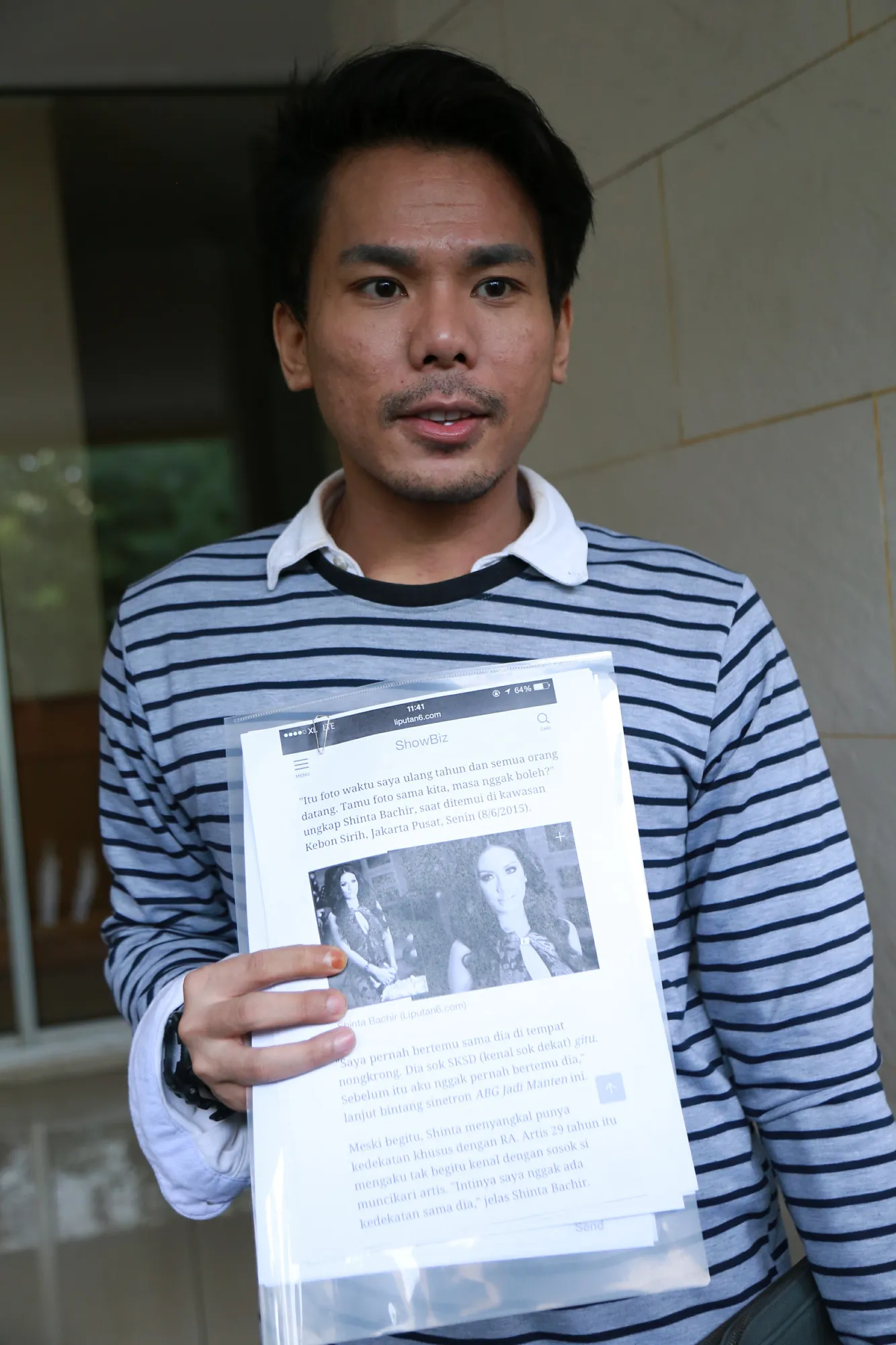 Robby Abbas jadi bahan bully-an netizen gara-gara perseteruannya dengan Chef Aiko © KapanLagi.com®/Agus Apriyanto