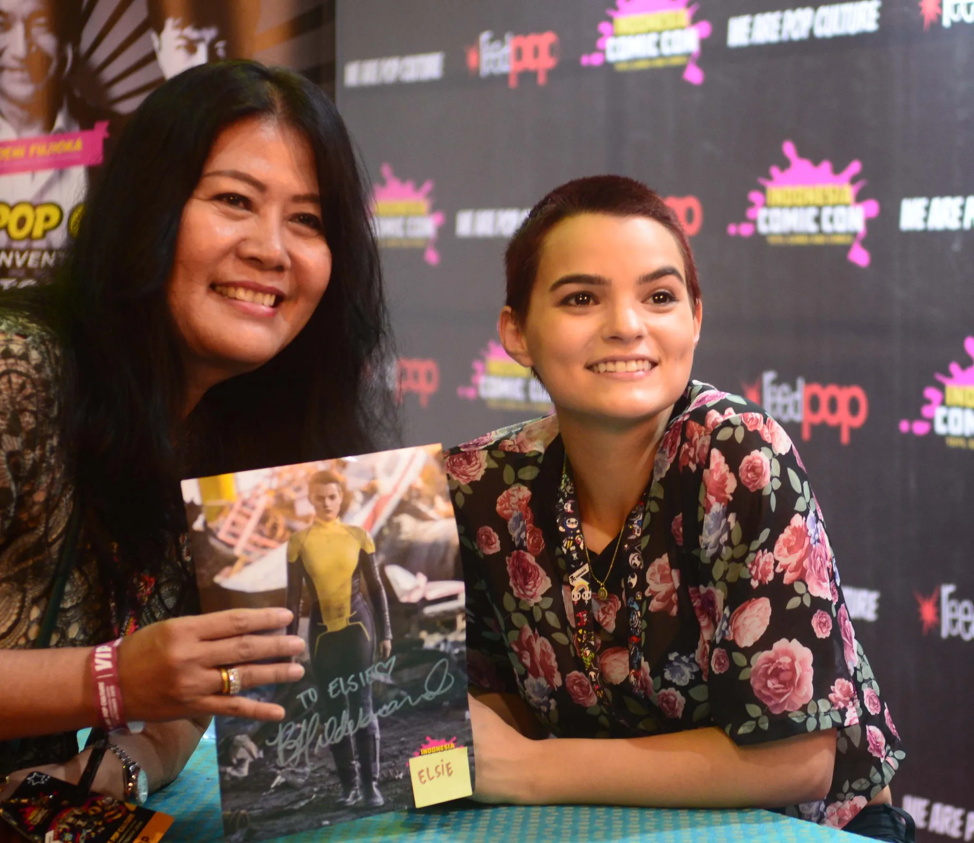 Selama 2 hari penuh, Brianna Hildebrand siap untuk menyapa para penggemarnya © KapanLagi.com/Bayu Herdianto