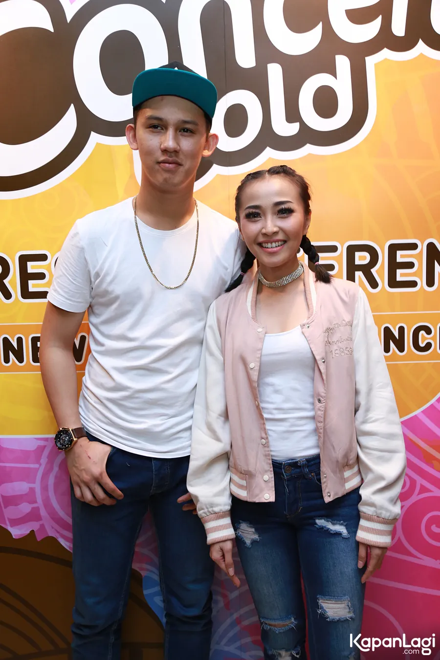 Jevin Julian dan Rinni Wulandari akui hubungan cinta mereka serius © KapanLagi.com/Agus Apriyanto