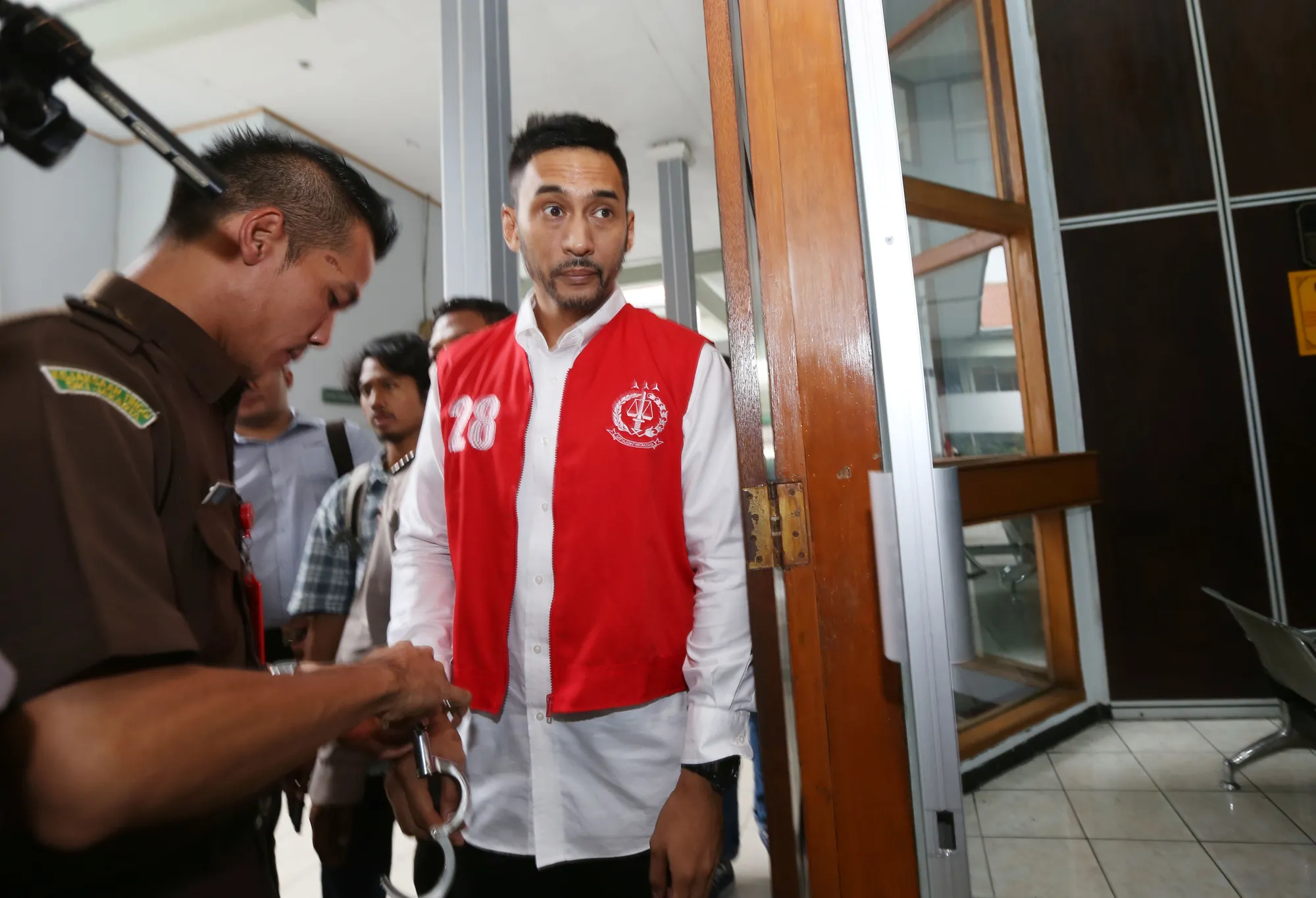 Restu Sinaga jalani sidang pertamanya © KapanLagi.com®/Budy Santoso