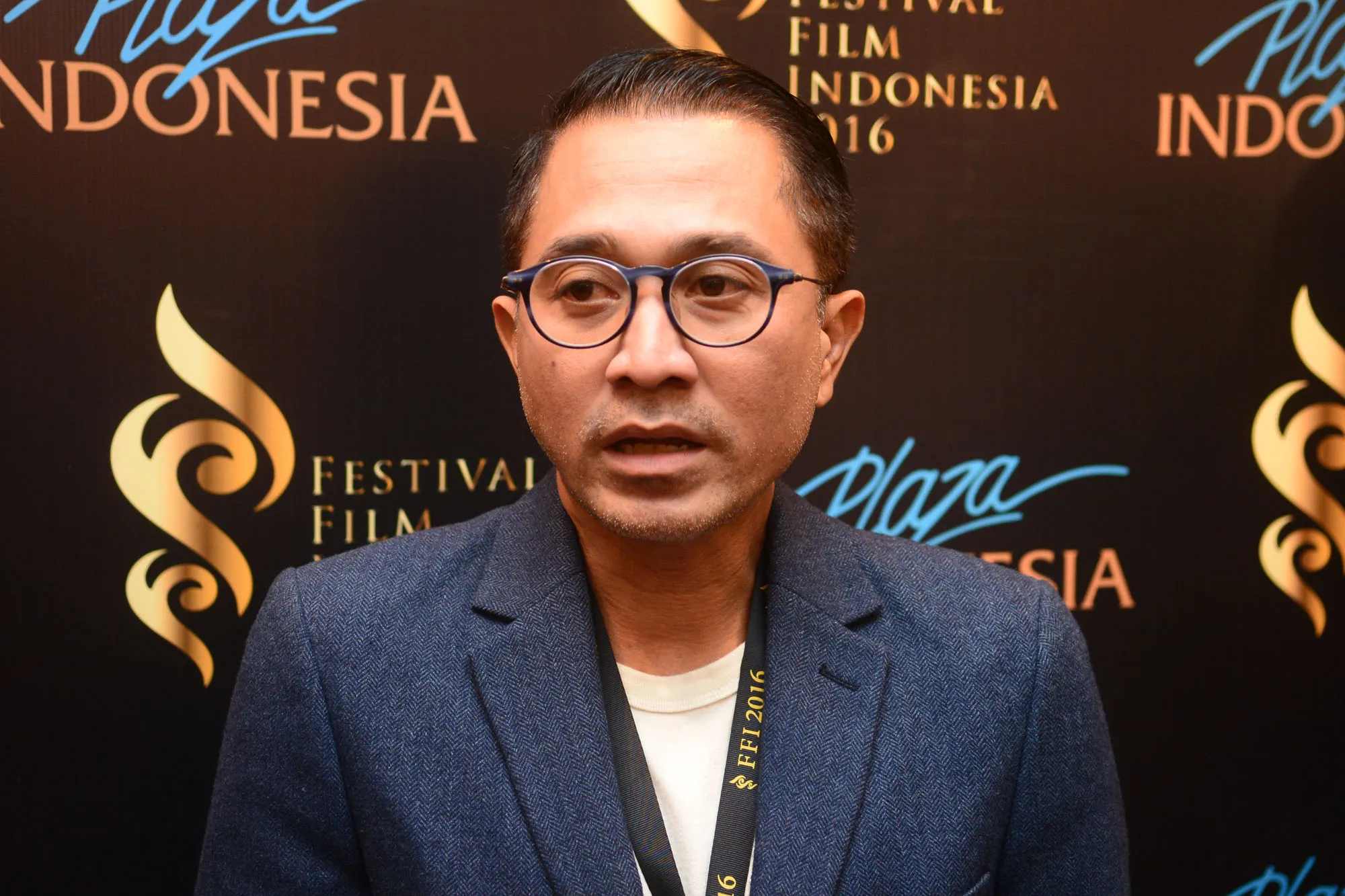 Lukman Sardi merasa miris dengan menurunnya minat serta budaya membaca saat ini © KapanLagi.com/Bayu Herdianto
