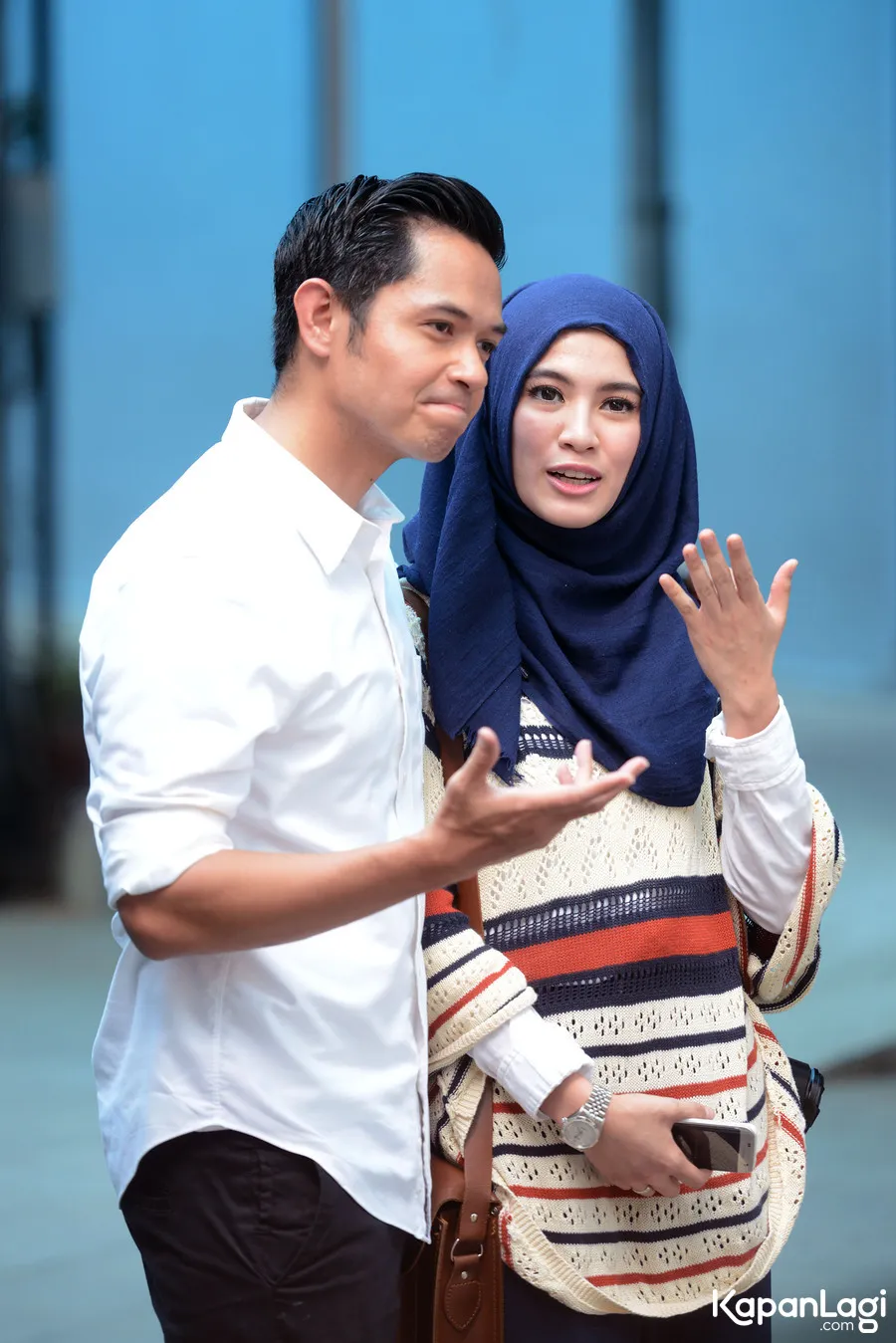 Dude dan Alyssa sudah punya pilihan untuk gubernur Jakarta © KapanLagi.com®/Akrom Sukarya