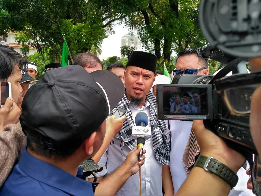Ahmad Dhani ikut turun ke jalan di aksi damai 4 November © Instagram.com®