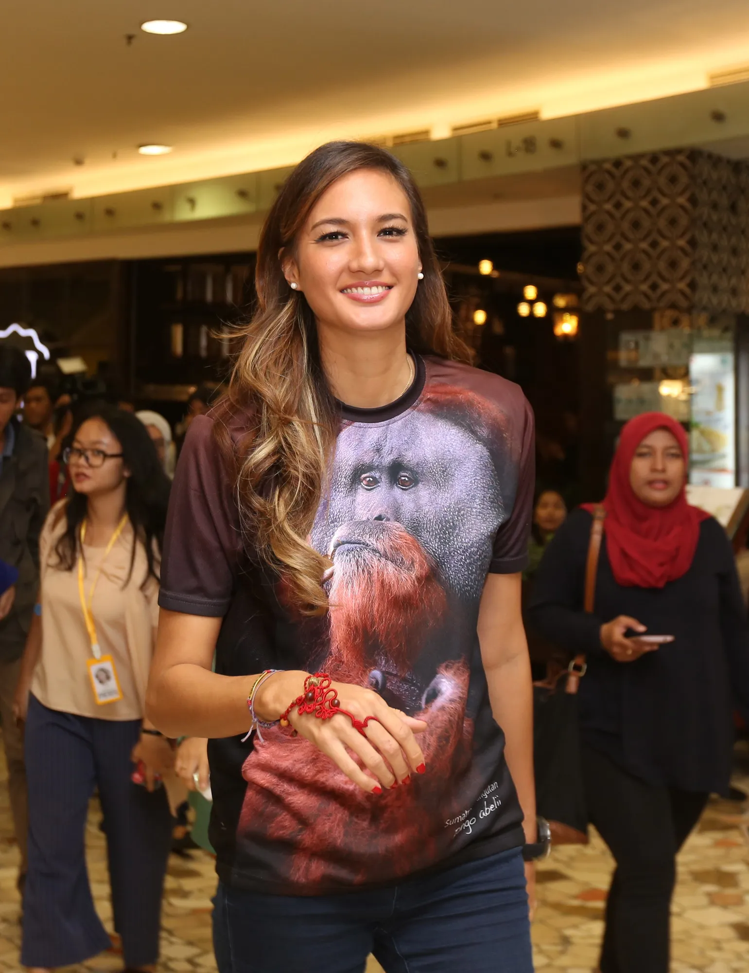Nadine mengharapkan banyak dukungan untuk gerakan pelestarian alam yang dilakukannya © KapanLagi.com®/Budy Santoso