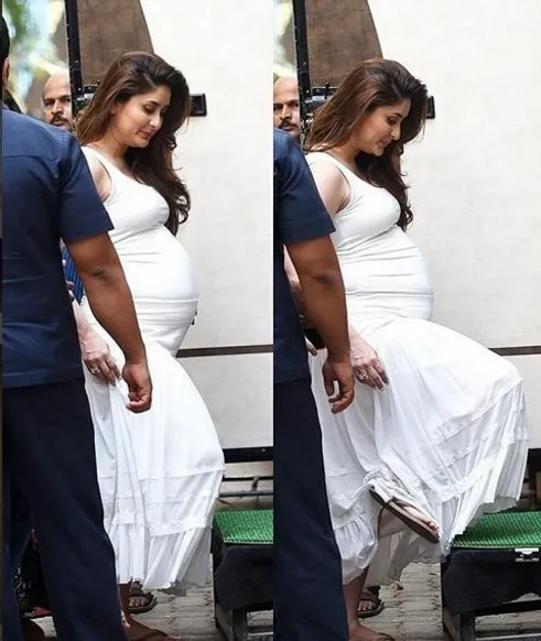 Foto ini diambil beberapa hari lalu, kala Kareena melakukan pemotretan di Mehboob Studio, Mumbai ©instagram/bollywoodjammer
