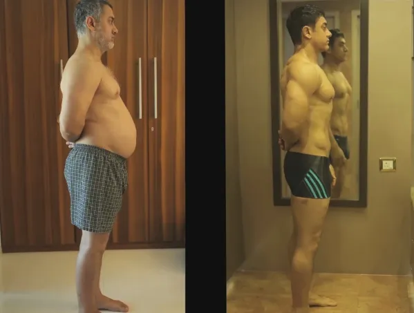Aamir Khan harus naik dan turunkan berat badan secara drastis di DANGAL ©UTV Motion Pictures