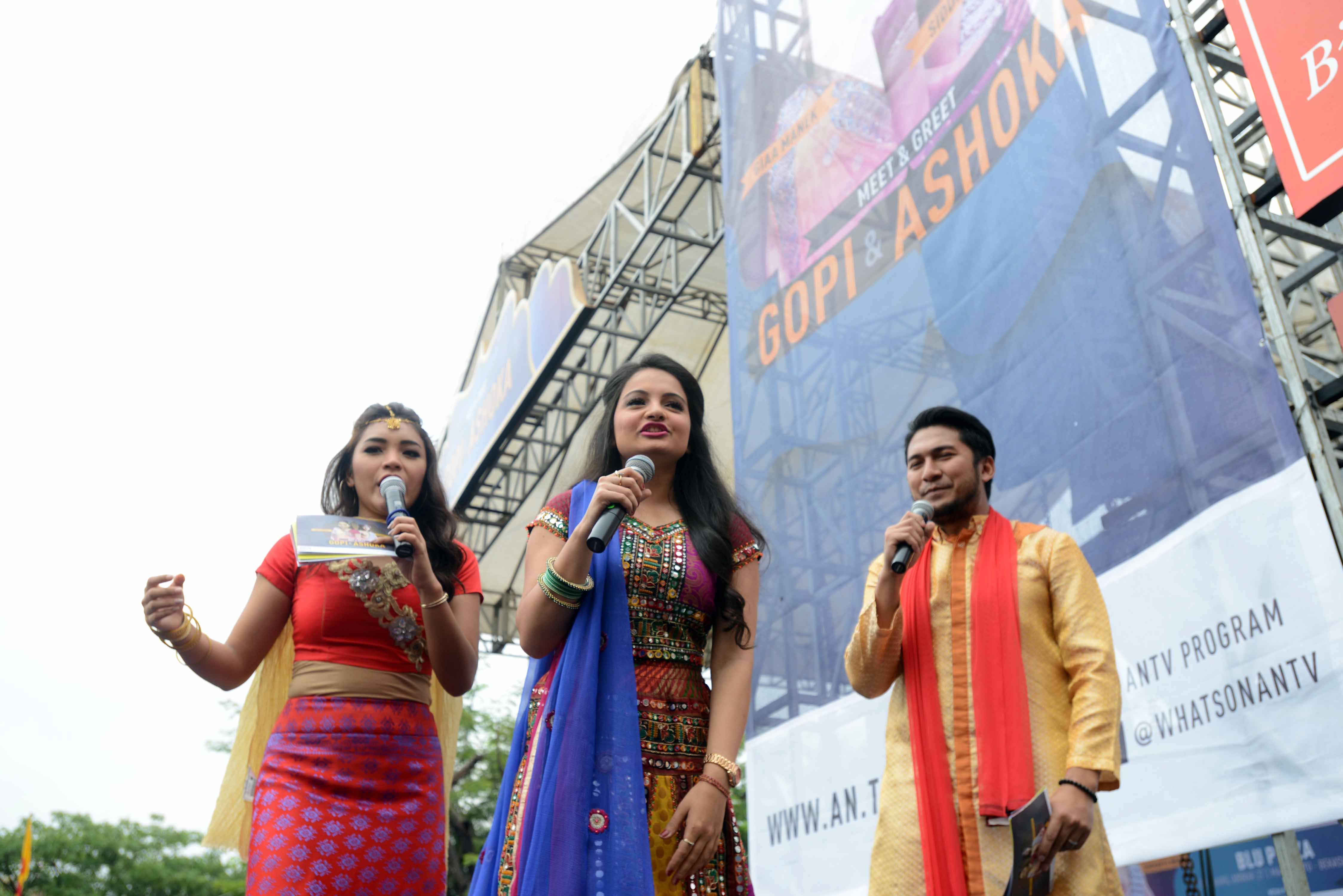 Giaa Manek: Saya senang berada di Indonesia seperti saya berada di India © KapanLagi.com/Muhammad Akrom Sukarya