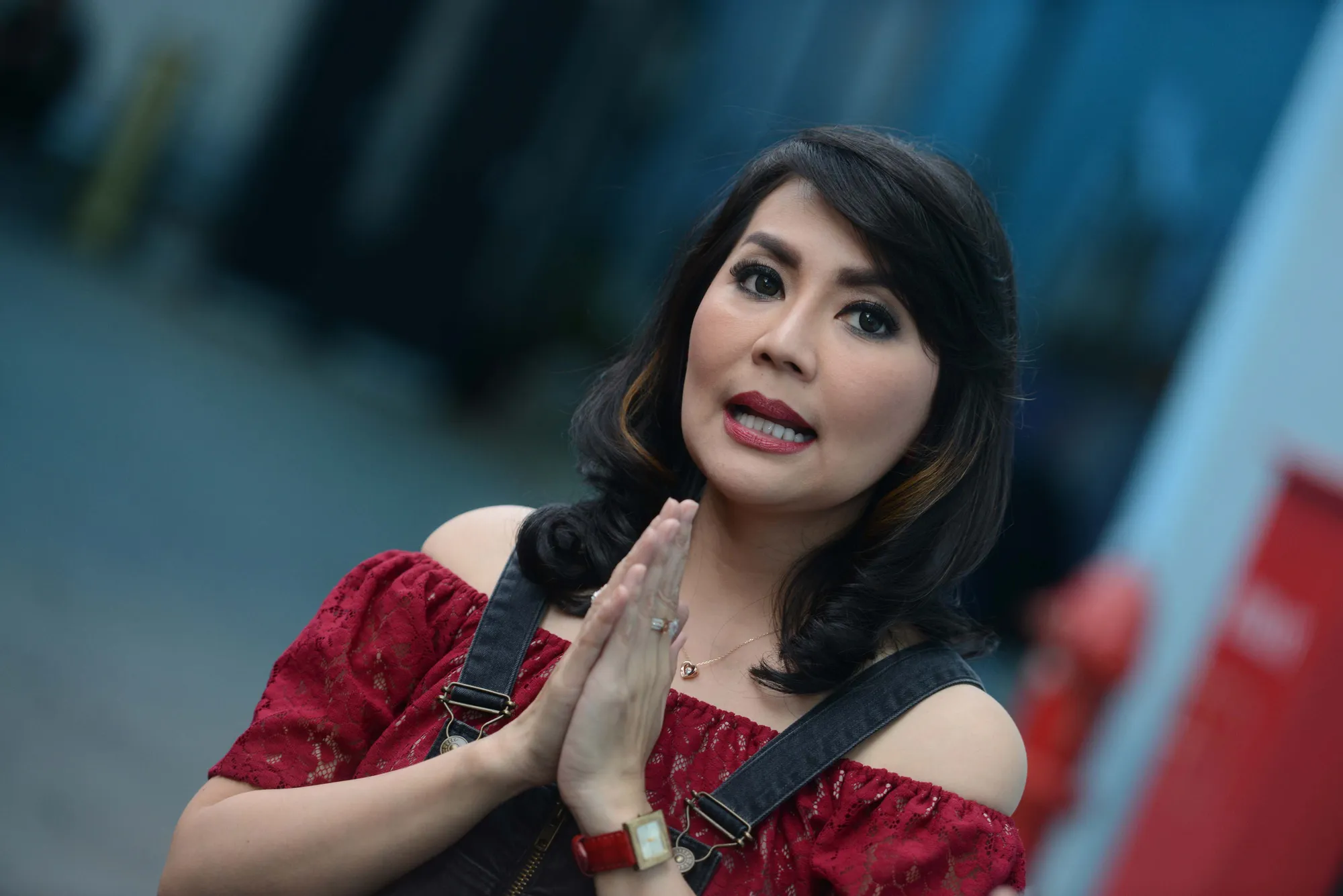 Tessa merasa lebih tenang ketika Sandy di penjara ©KapanLagi.com/Muhammad Akrom Sukarya