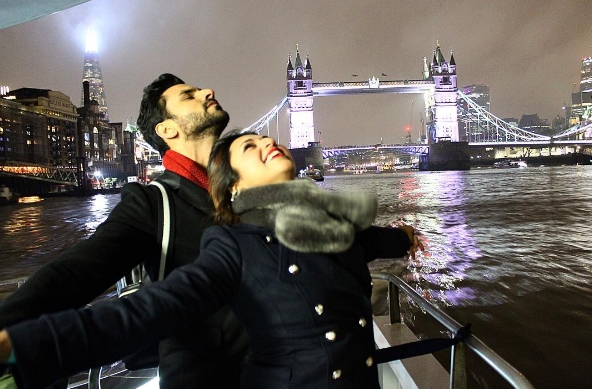Romantisnya bulan madu Divyanka dan Vivek di London ©instagram/divyankatripathidahiya