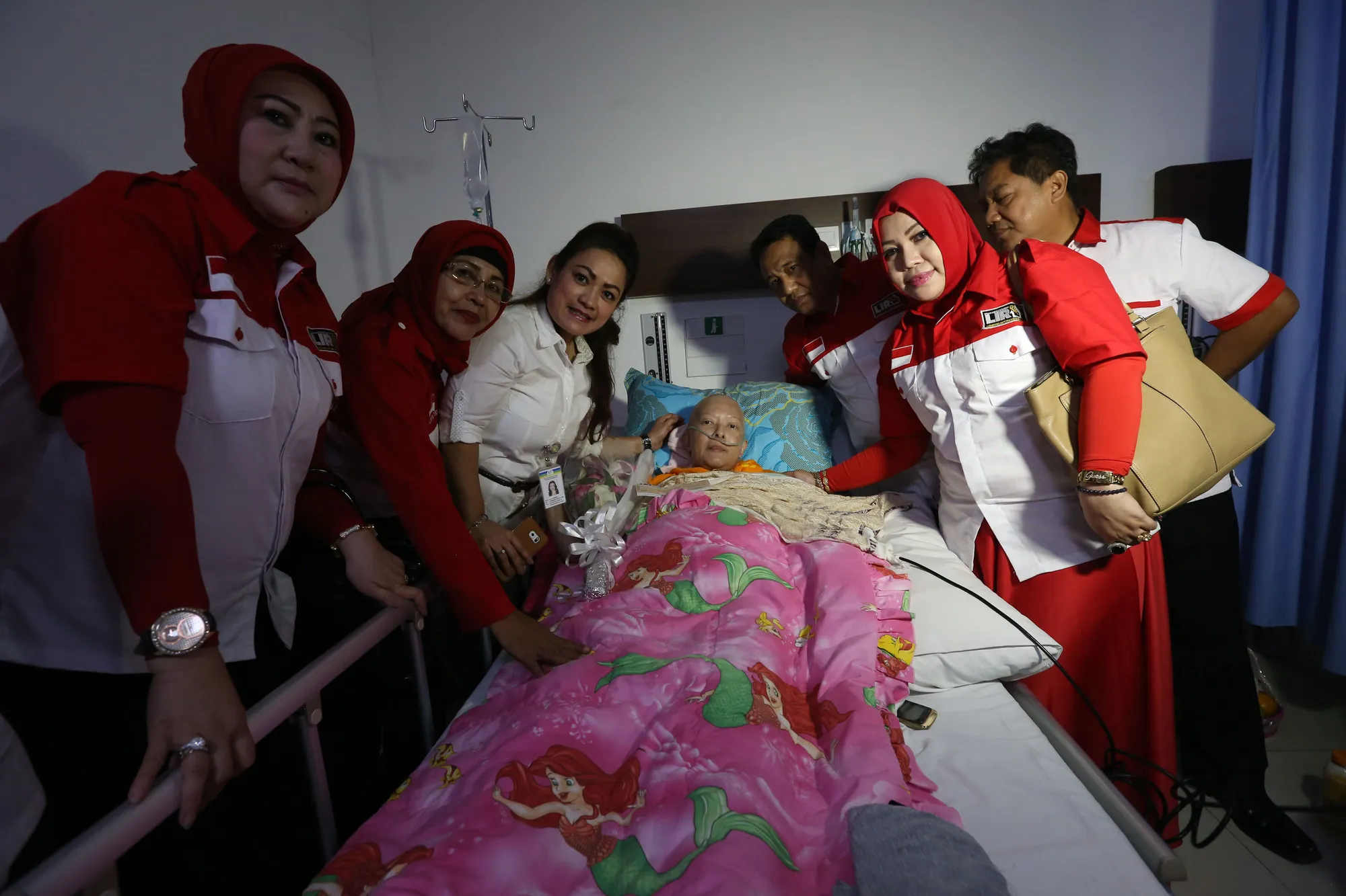 Yana dapan kunjungan dan bantuan dari Lembaga Perempuan Lira © KapanLagi.com®/Budy Santoso