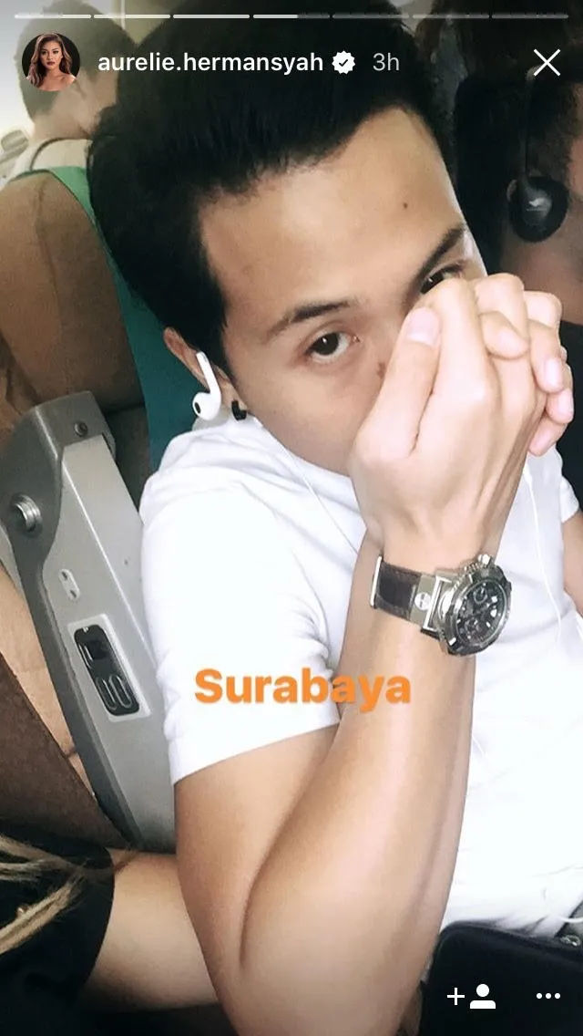 Rabbani Zaki tak perlu 'mendekat' untuk dekat dengan keluarga Aurel © instagram.com/aurelie.hermansyah