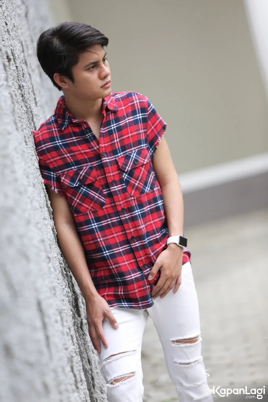 Fashion kece Esal Revano © KapanLagi.com®/Budy Santoso