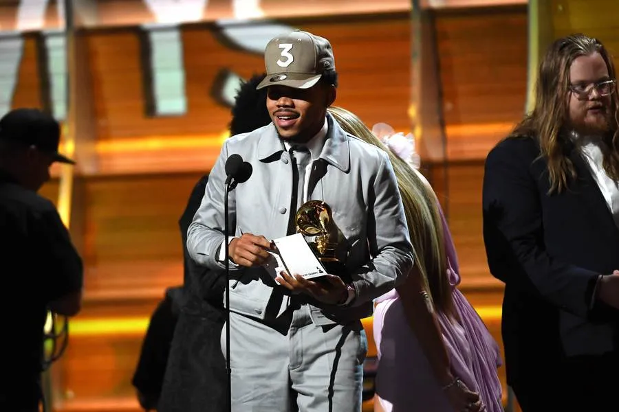 Chance The Rapper meroket setelah gelaran Grammy Awards 2017 © AFP