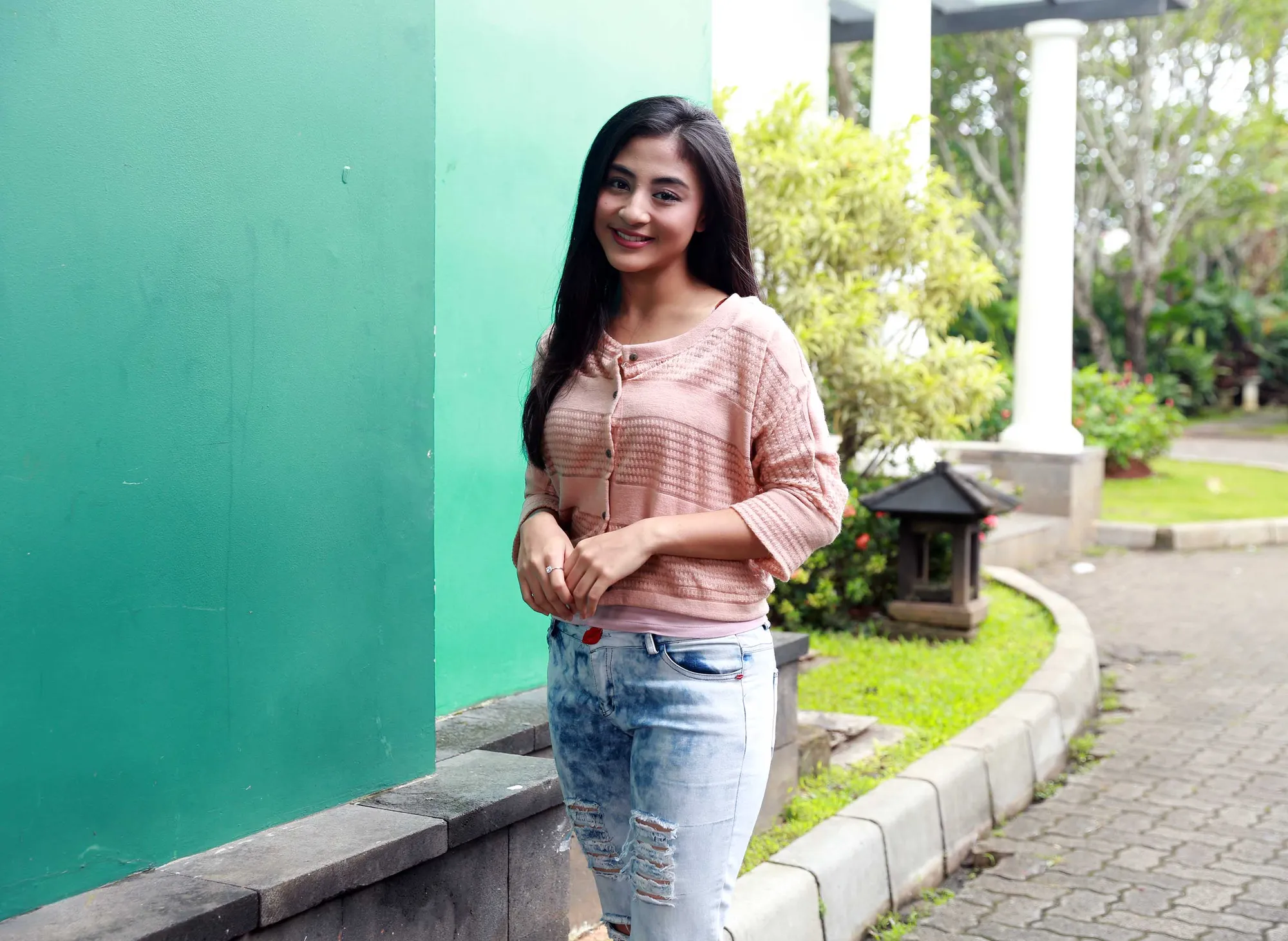 Margin Wieheerm dapat banyak pengalaman baru di dunia entertainment lewat diskusi bersama Glenn Alinskie © KapanLagi.com/Muhammad Akrom Sukarya