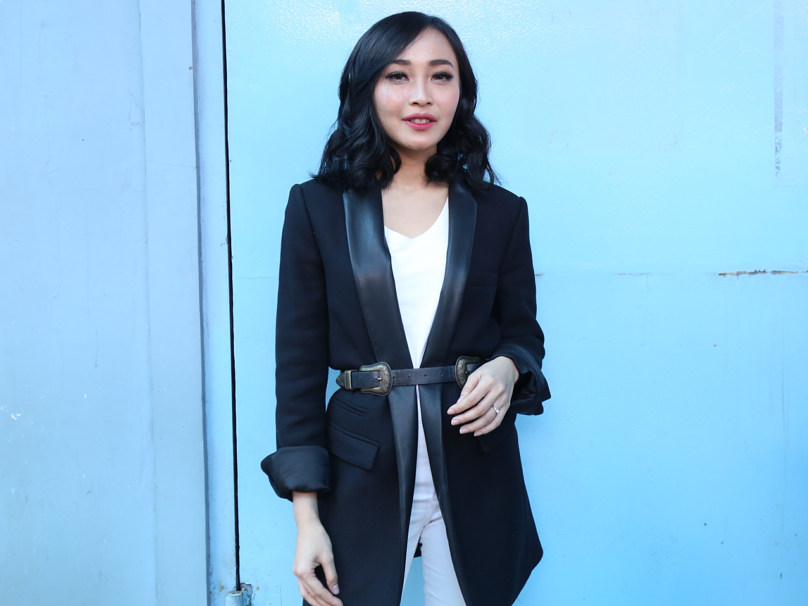 Rinni Wulandari belum memikirkan untuk berkarir di level yang lebih tinggi seperti go international © KapanLagi.com/Agus Apriyanto