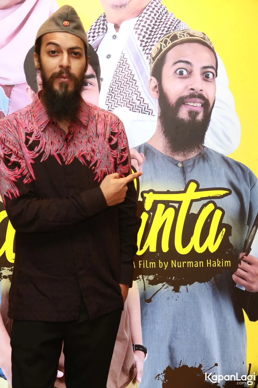 Alex Abbad sudah dua tahun memanjangkan jenggot untuk akting © KapanLagi.com/Muhammad Akrom Sukarya