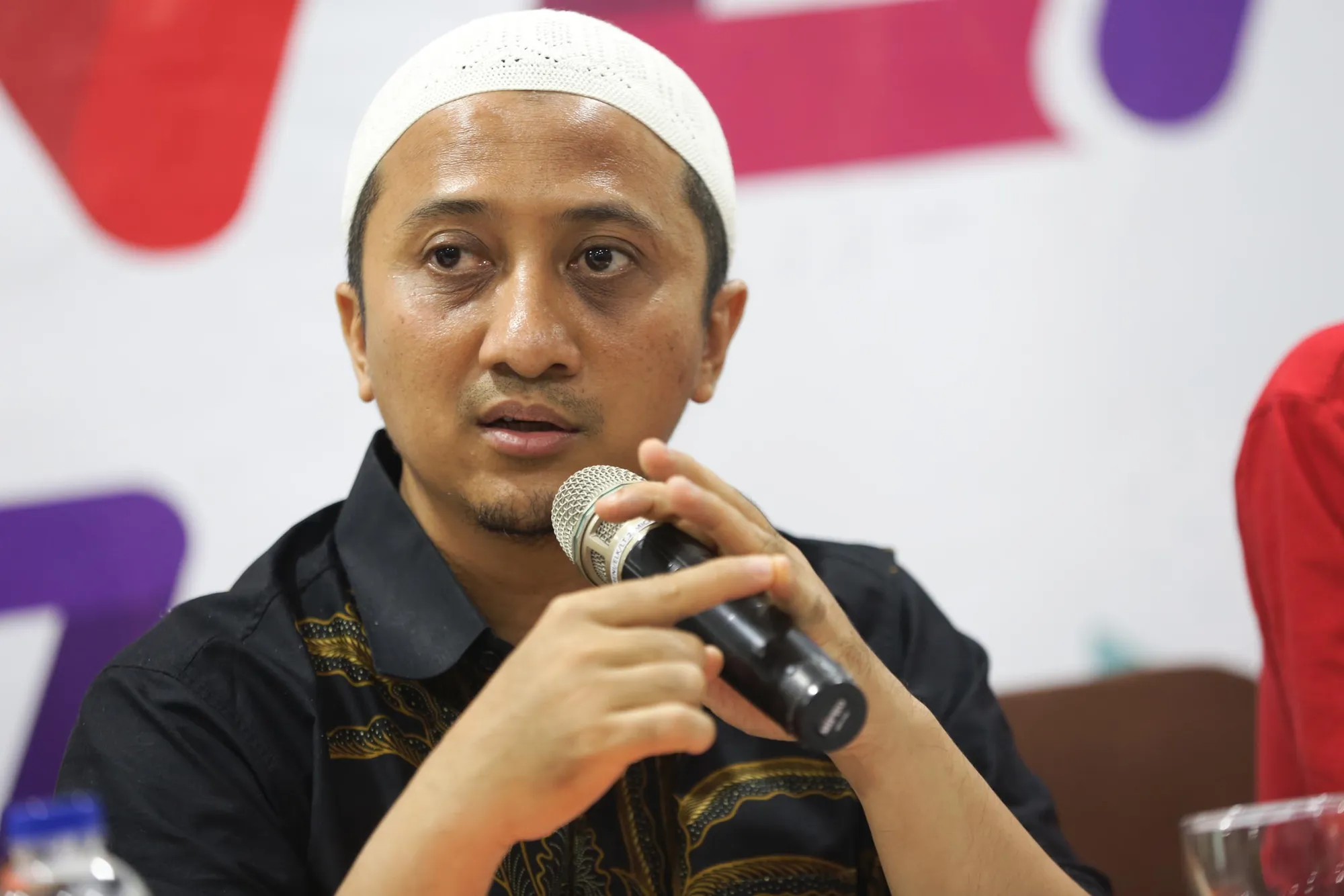 Ustad Yusuf Mansur ajak putrinya untuk mengembangkan bisnis PayTren © KapanLagi.com/Budy Santoso