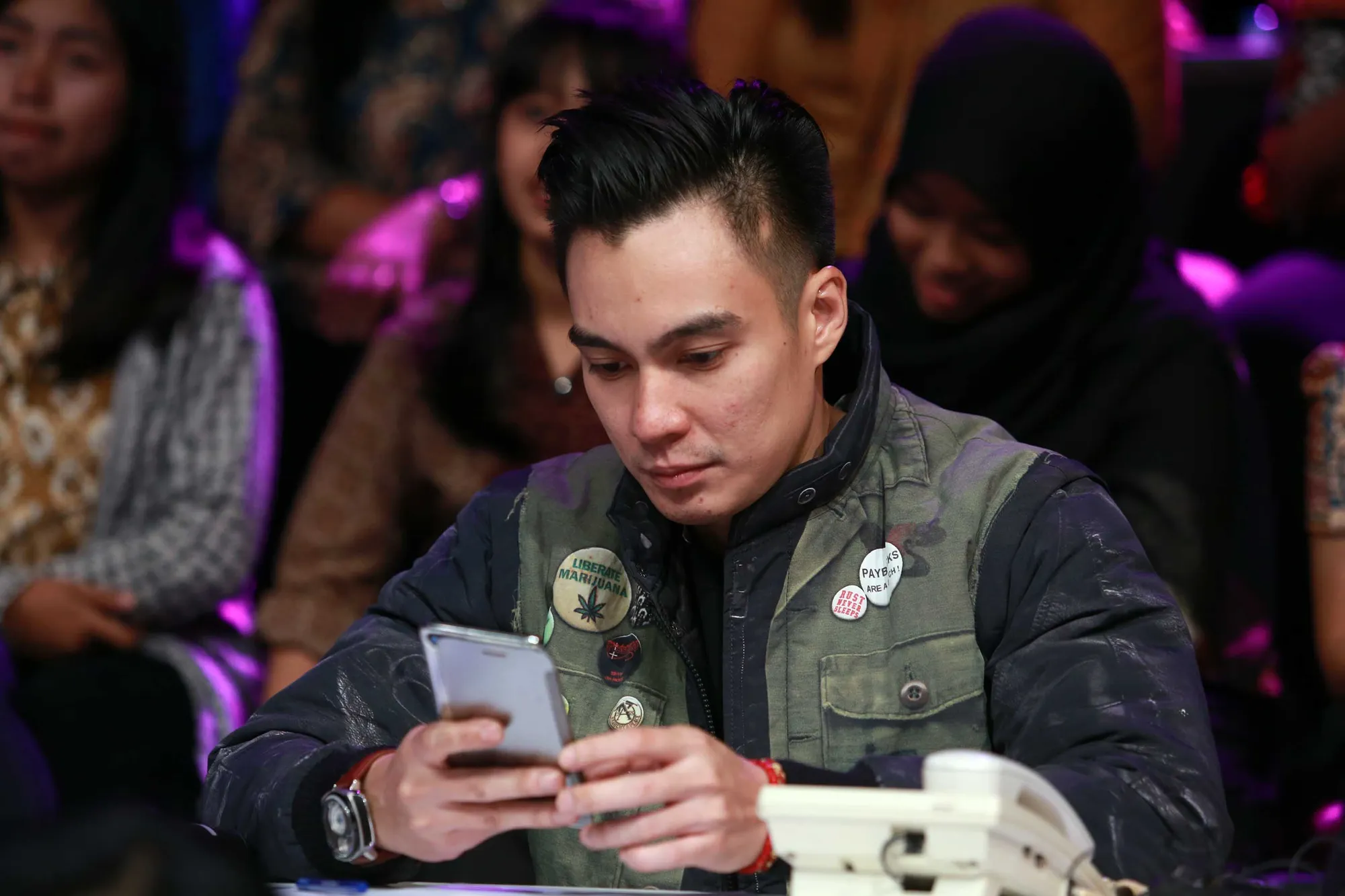 Baim Wong akui pertama kali mengenal Vebby Palwinta dari social media © KapanLagi.com/Muhammad Akrom Sukarya