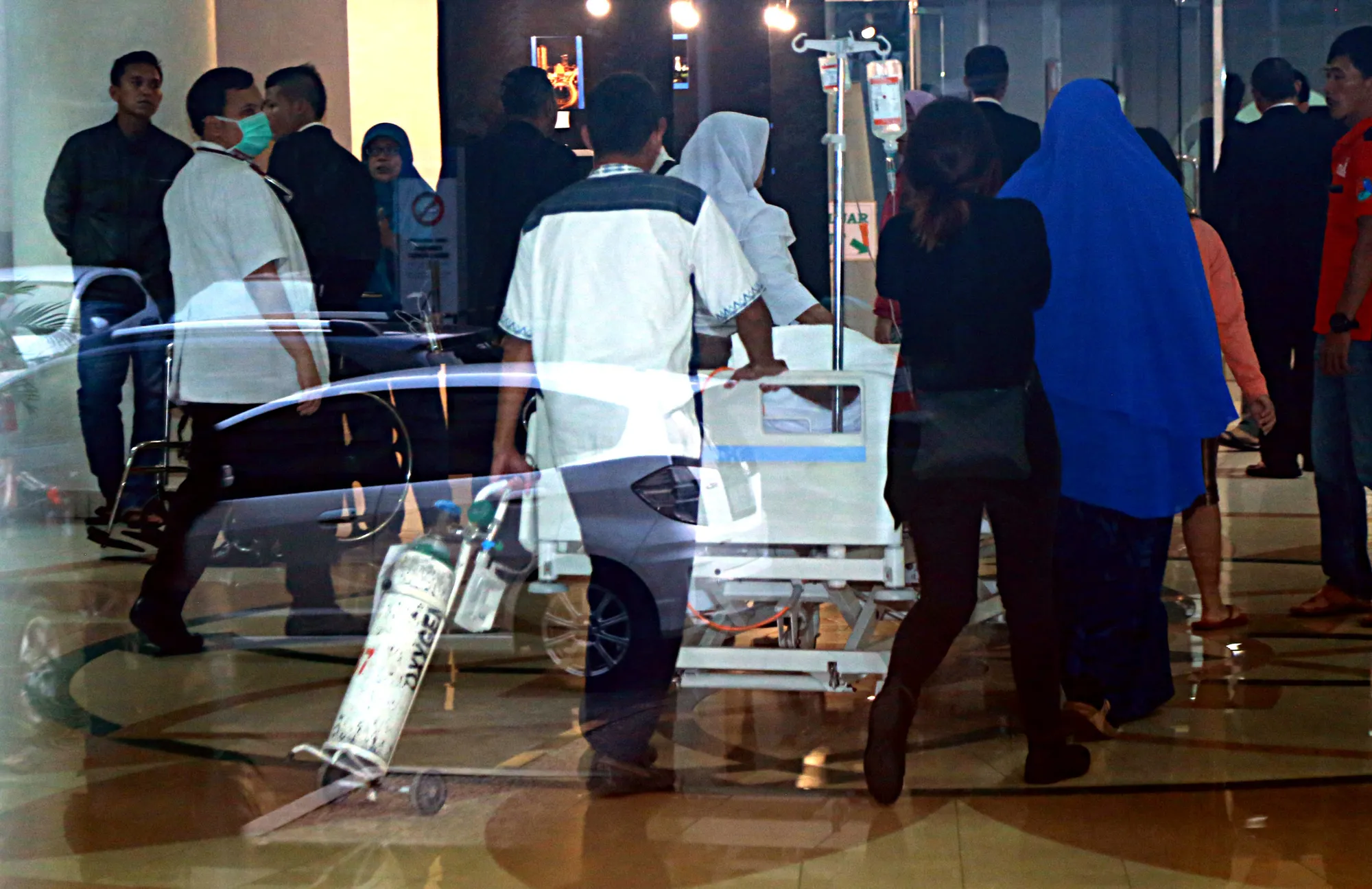 Usai cuci darah, Jupe masih bisa mengenali orang yang menjenguknya ©KapanLagi.com®/Agus Apriyanto