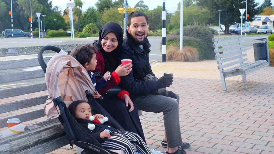 Salah satu foto keluarga Shireen Sungkar saat jalan-jalan ke Selandia Baru © instagram.com