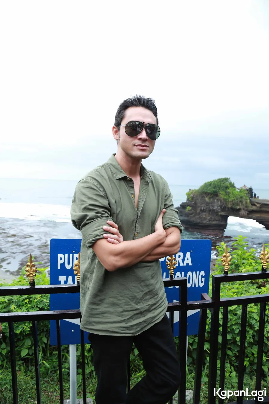 Indra L Bruggman bakal tekuni bisnis baru. © KapanLagi.com/Muhammad Akrom Sukarya