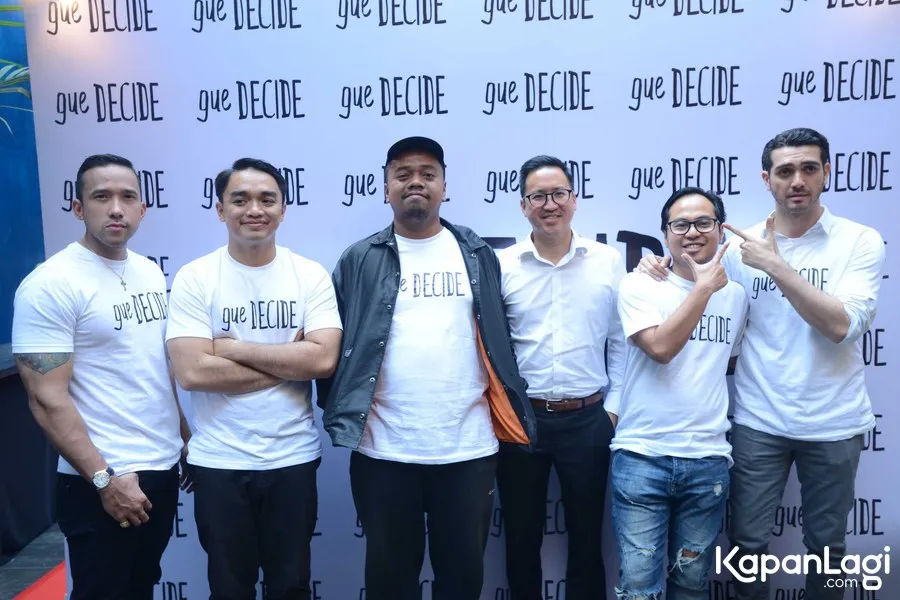 Kru serta jajaran pemain web series GUE DECIDE yang pas untuk generasi kekinian © KapanLagi.com/Bayu Herdianto